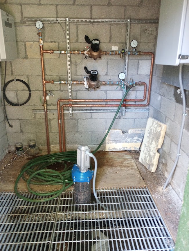 Well house monitoring installation